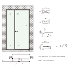 Interior Black White Flush Door Design