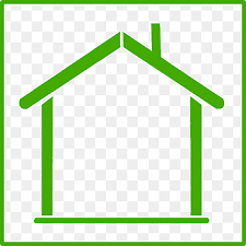 Green Home House Favicon Icon Outline