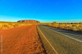 Uluru Ayers Rock At Vibrant Color