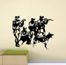 Wall Decal Army Decal Soldiers Military