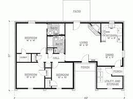 Contemporary Style House Plan 3 Beds