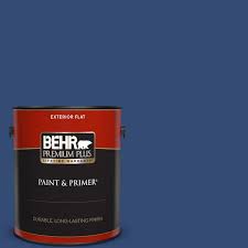 Navy Blue Flat Exterior Paint Primer