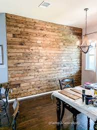 Easy Diy Cedar Plank Feature Wall