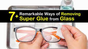 Removing Super Glue From Glass