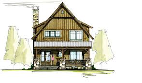 3 Bed Country House Plan For Narrow Lot