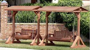 Bench Swing Sets Size