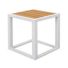Slatted Imitation Wood Tabletop