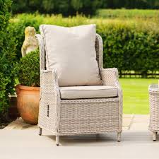 Cotswold Reclining 2 Seat Rattan Bistro