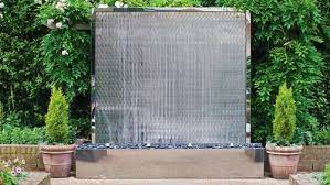 Marble Outdoor Wall Water Fountain At