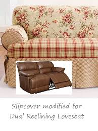 Dual Reclining Loveseat Slipcover T