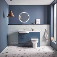 Blue Bathroom At Home R2 Bathrooms