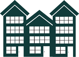 Town Townhouses Home Icon Free Png