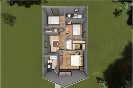 Cottage Floor Plan 3 Bedrms 2 5