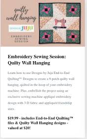 Designs By Juju Quilty Wall Hanging Kit