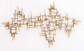 William Bowie Abstract Metal Wall
