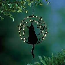 Hanging Solar Cat Led Light Signals