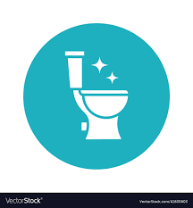 Toilet Seat Outline Icon Wc Logo Line
