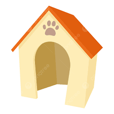 Dog House Icon Cartoon Style