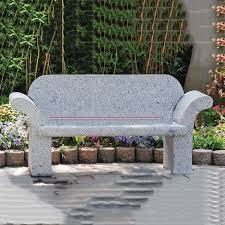 Whole Granite Bench With Back