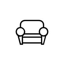 House Seat Sofa Icon In Svg