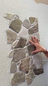 Faux Stone Wall Sawdust 2 Stitches