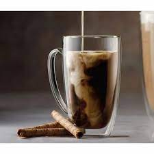 200 Ml Double Wall Coffee Glass Mug