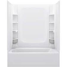 Hand Drain Rectangular Alcove Bathtub