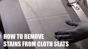 How To Remove Stains From Car Seats