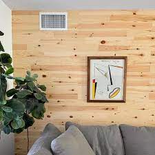 Timberchic Pine Wooden Wall Planks L And Stick 3 Width 20 Sq Ft Baxter