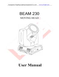beam 230 user manual manualzz