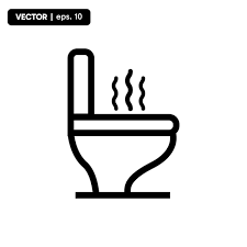 Vector Toilet Icon Toilet Seat Icon