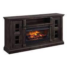 Crestwood 68in Mocha Brown Fireplace