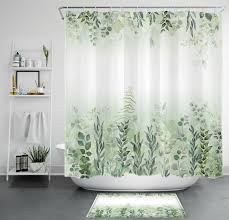 Sage Green Eucalyptus Leaf Shower