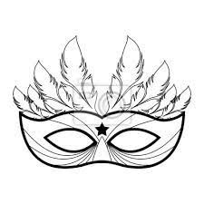 Masquerade Mask Icon Black And White