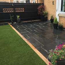 Riven Blue Slate Paving Mick George