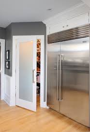 Frosted Glass Pantry Door