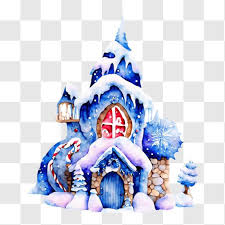 Snow Covered Castle For