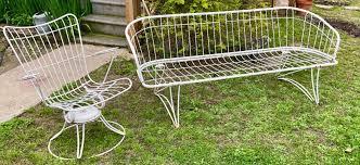 White Wrought Iron Patio Garden