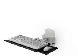 Wall Track Retractable Keyboard Holder