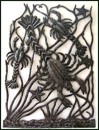 Sealife Haitian Metal Art