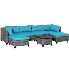 Rattan Garden Sofa Set