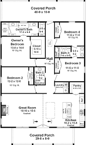 3 Bath 1 900 2 400 Sq Ft House Plans