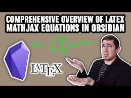 Latex Mathjax Equation In Obsidian