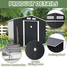 Outdoor Metal Storage Shed