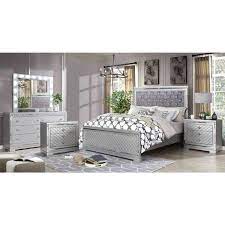 Gray California King Bedroom Set