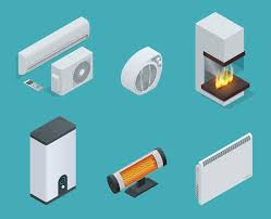 Home Climate Equipment Isometric Icon