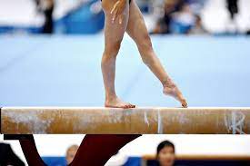 gymnastics beam length exact