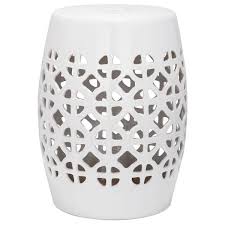 Safavieh Circle Lattice White Ceramic