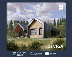 Scandinavian House Plans With 4 Or 3
