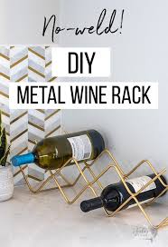How To Make A Diy Steel Wine Rack No